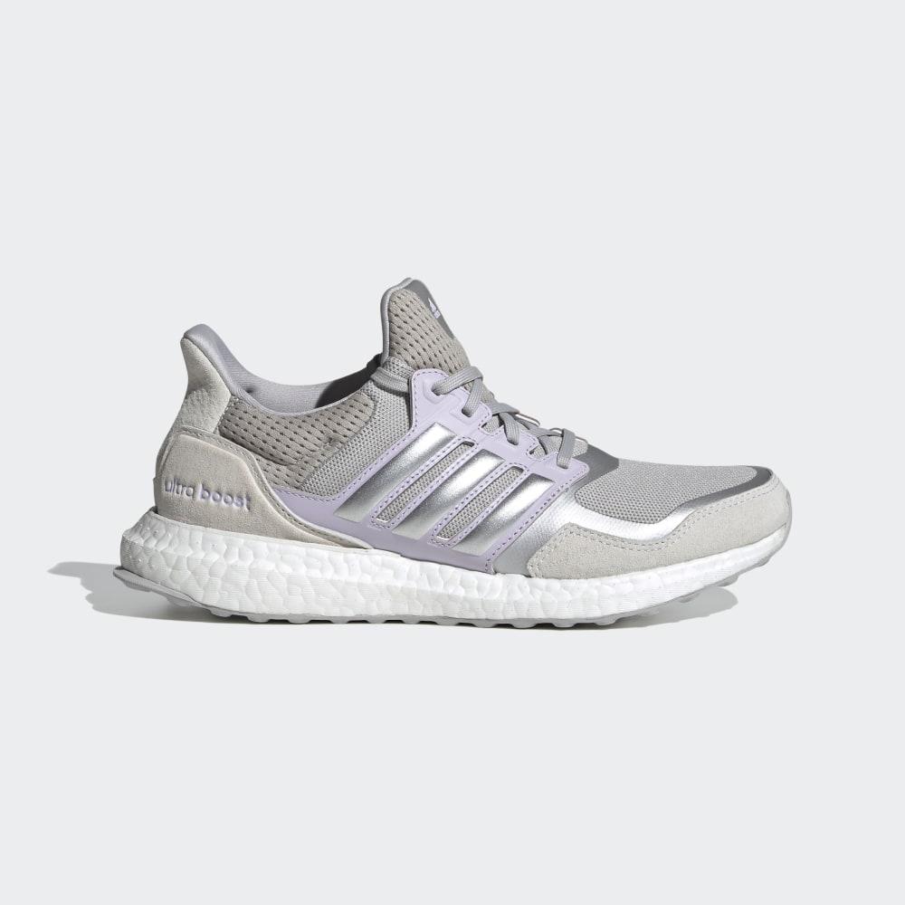 Adidas Women's Ultraboost DNA S&L Running Shoes Grey/Silver Metal/Purple Ireland FW8390